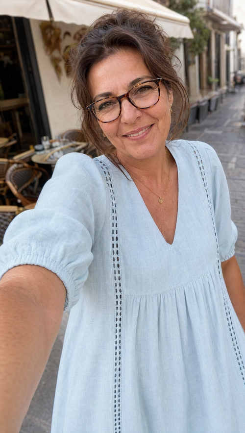 Clienta con el Vestido Sorrento